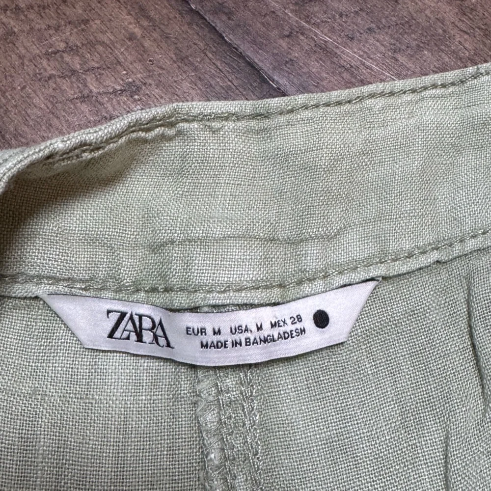 Zara | 30.5” Linen Wide Leg Pants